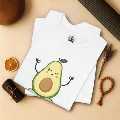 Avocado Om – Cute Yoga Pun Tee