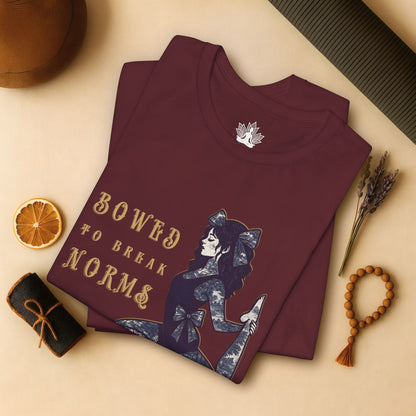 Bowed to Break Norms – Dark Coquette Tee