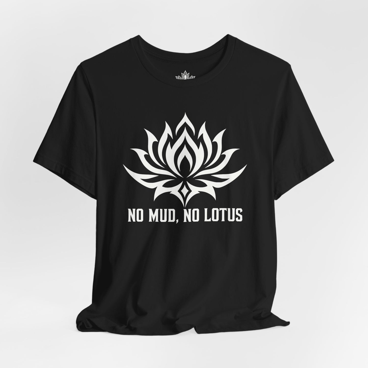 No Mud, No Lotus Tribal Art Men Tee