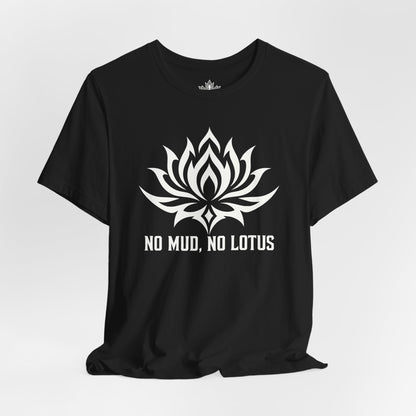 No Mud, No Lotus Tribal Art Men Tee