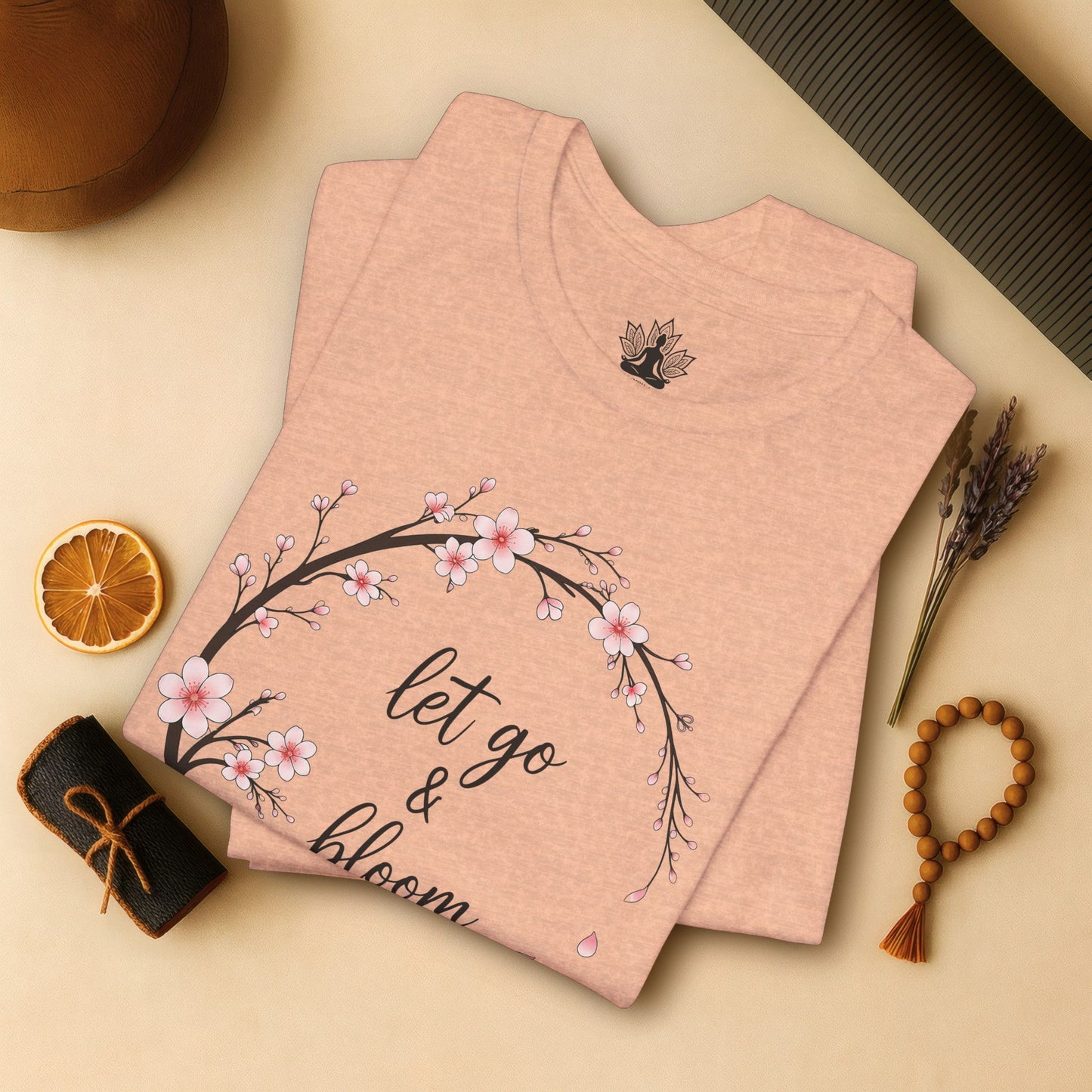 Let Go & Bloom Cherry Blossoms Tee