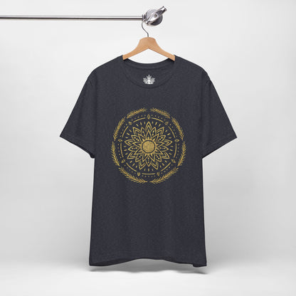Golden Mandala – Sacred Balance Men Tee