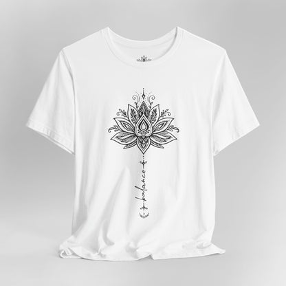 Balance Within – Lotus Yoga Tee
