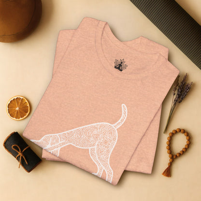 Downward Human – Mandala Dog Yoga Tee