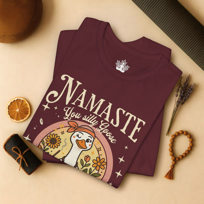 Namaste Silly Goose – Funny Yoga Tee