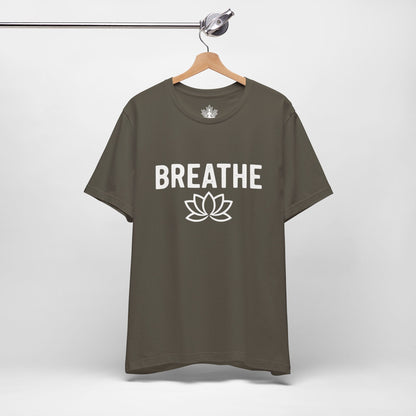Breathe Lotus – Minimalist Yoga Class Men Tee