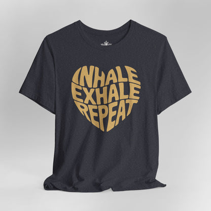 Inhale Exhale Repeat – Mindful Heart Tee