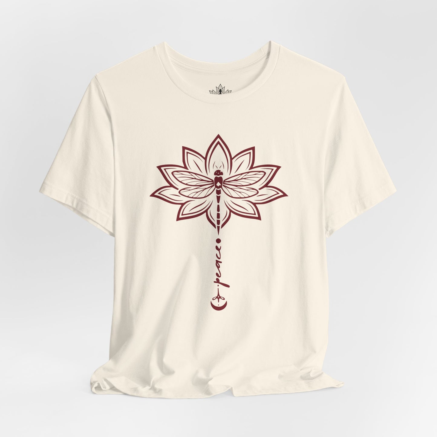 Peace Lotus Dragonfly – Mindful Nature Tee