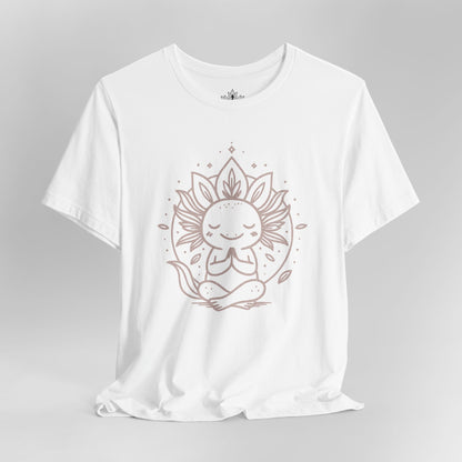 Meditating Axolotl – Yoga Meditation Tee