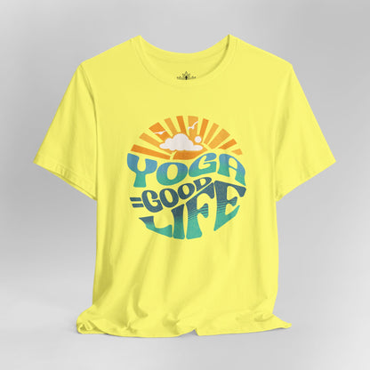Yoga = Good Life - Happy Vintage Tee