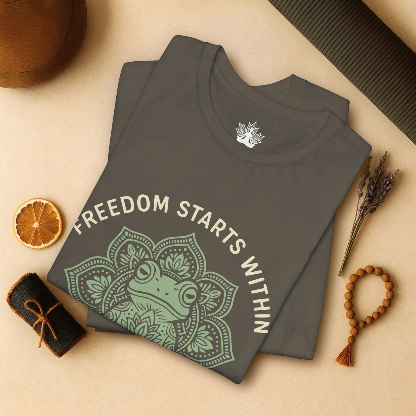 Freedom Frog – Mandala Mindfulness Tee