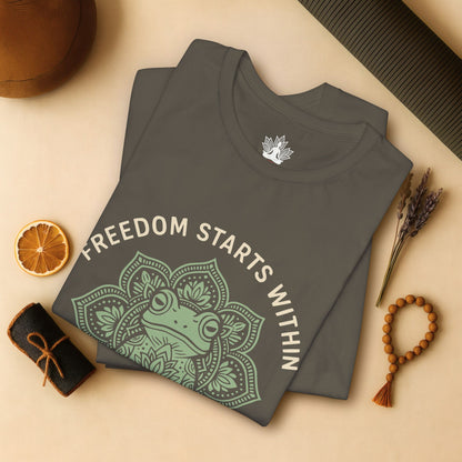 Freedom Frog – Mandala Mindfulness Tee