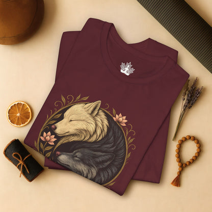 Yin Yang Wolves - Spiritual Balance Tee