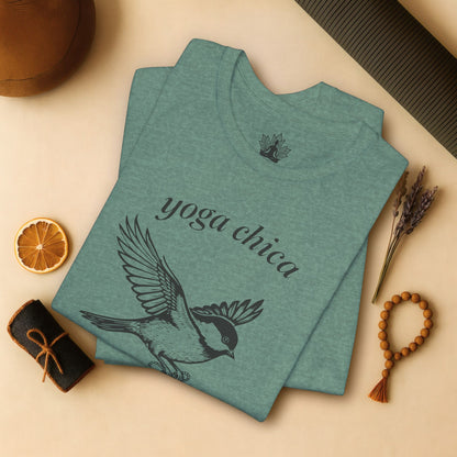 Yoga Chica Chickadee Tee