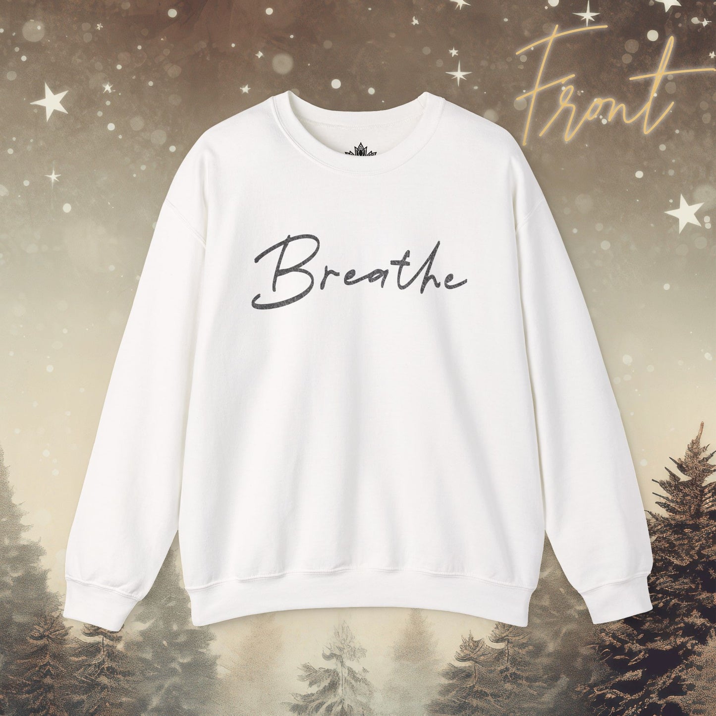 Cozy Breathe Sweatshirt - Mandala Back Print