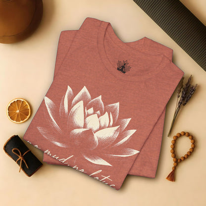 No Mud, No Lotus Shadow Art Tee