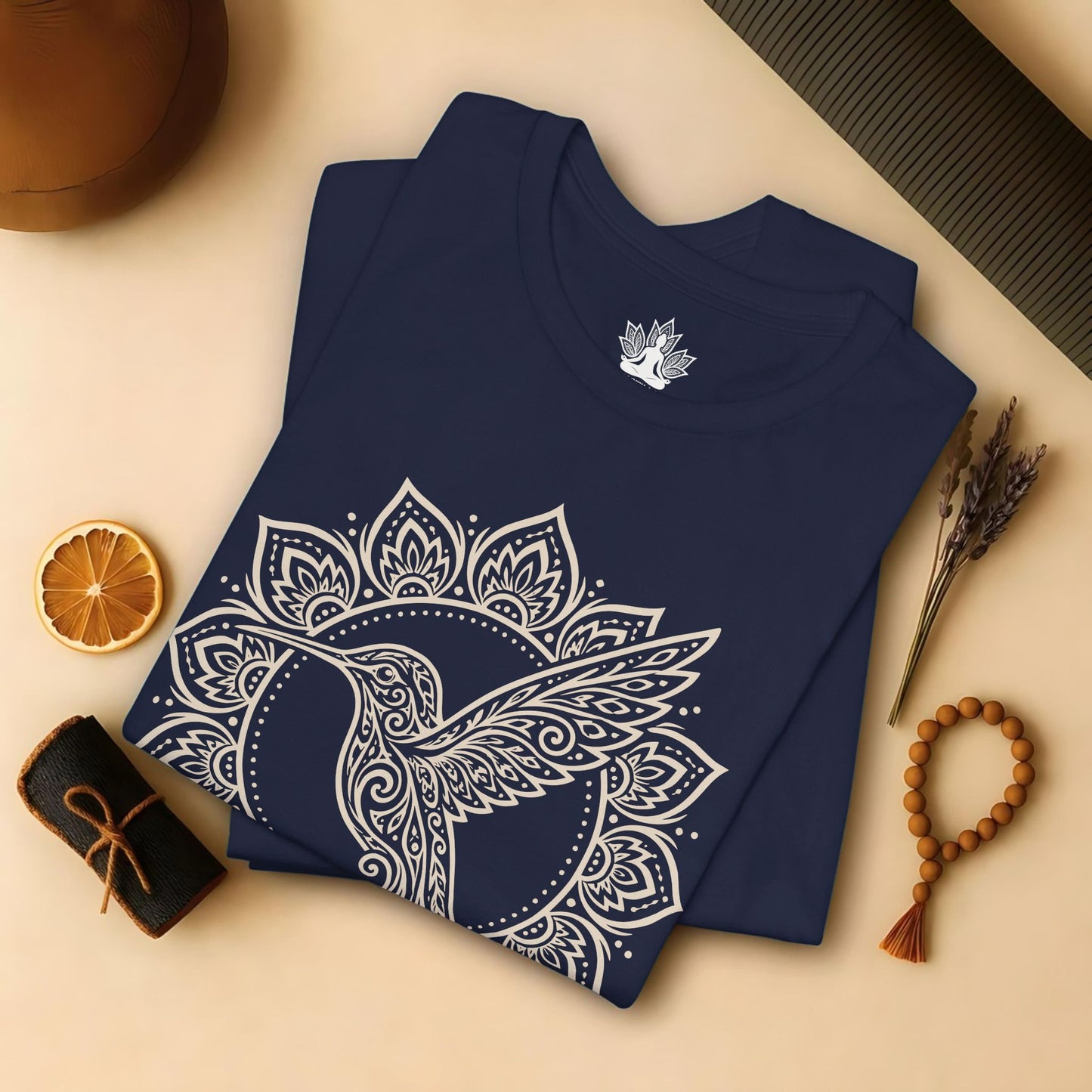 Hummingbird & Mandala Tee