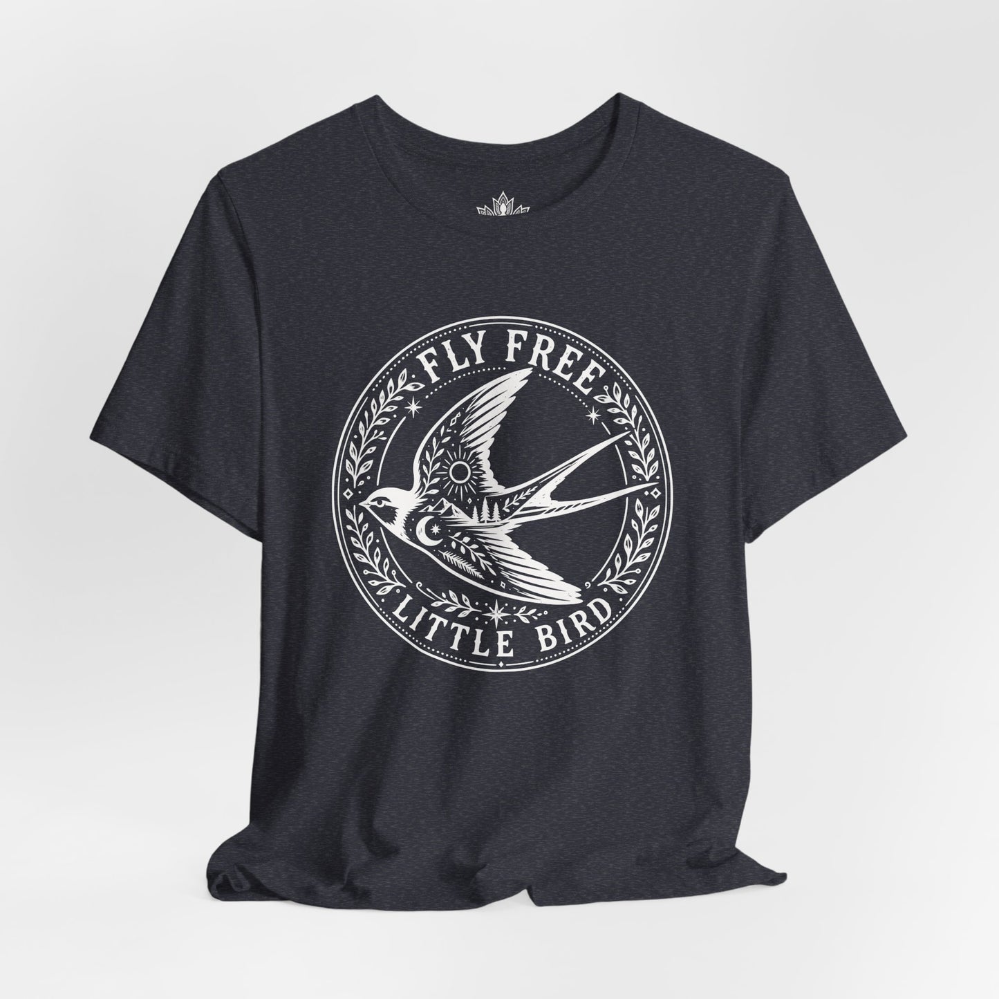 Fly Free, Little Bird Badge Tee