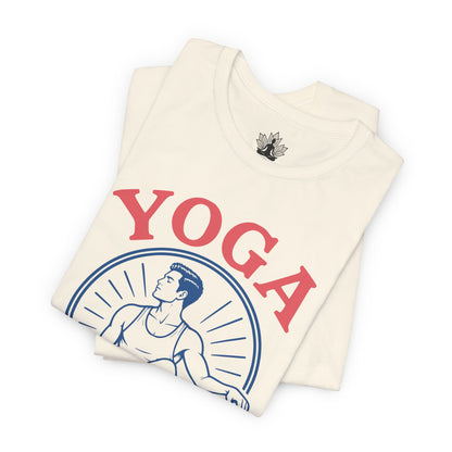 Yoga Because Murder Is Wrong Men Tee
