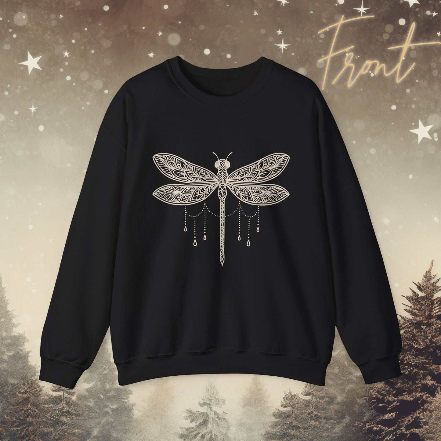 Mandala Dragonfly - Serenity Sweatshirt