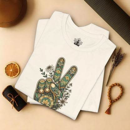 Boho Peace Hand Tee