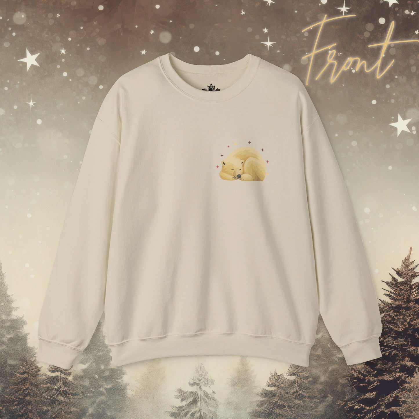 Namastay Cozy - Vintage Polar Bear Sweatshirt