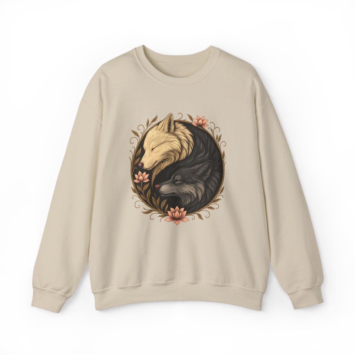 Yin Yang Wolves - Spiritual Balance Sweatshirt