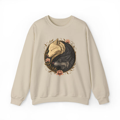 Yin Yang Wolves - Spiritual Balance Sweatshirt