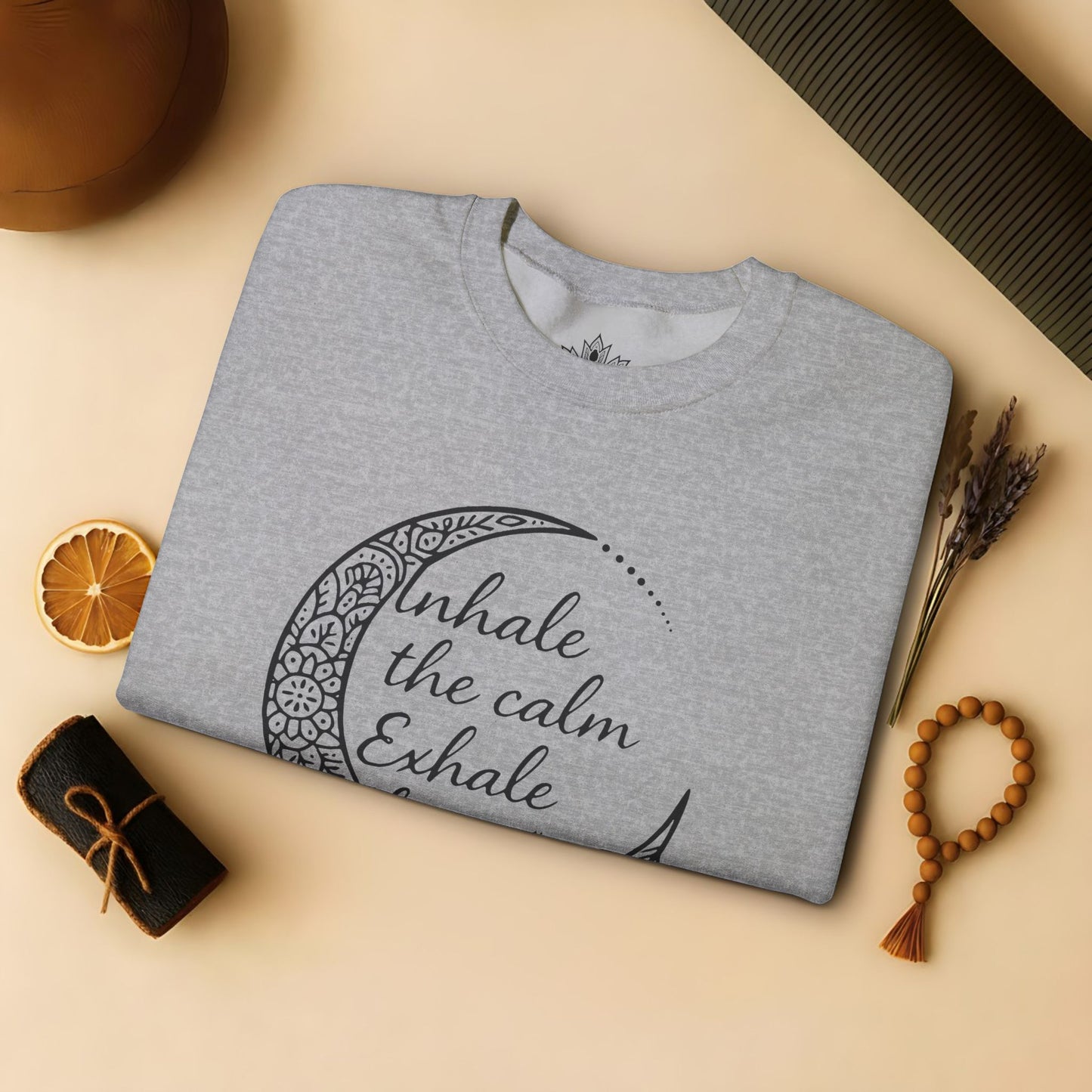 Inhale Calm Exhale Noise - Cozy Sweatshirt