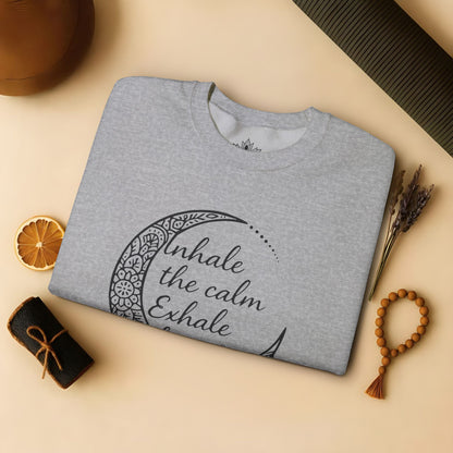 Inhale Calm Exhale Noise - Cozy Sweatshirt