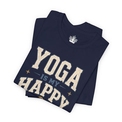 Yoga Is My Happy Hour Men Tee