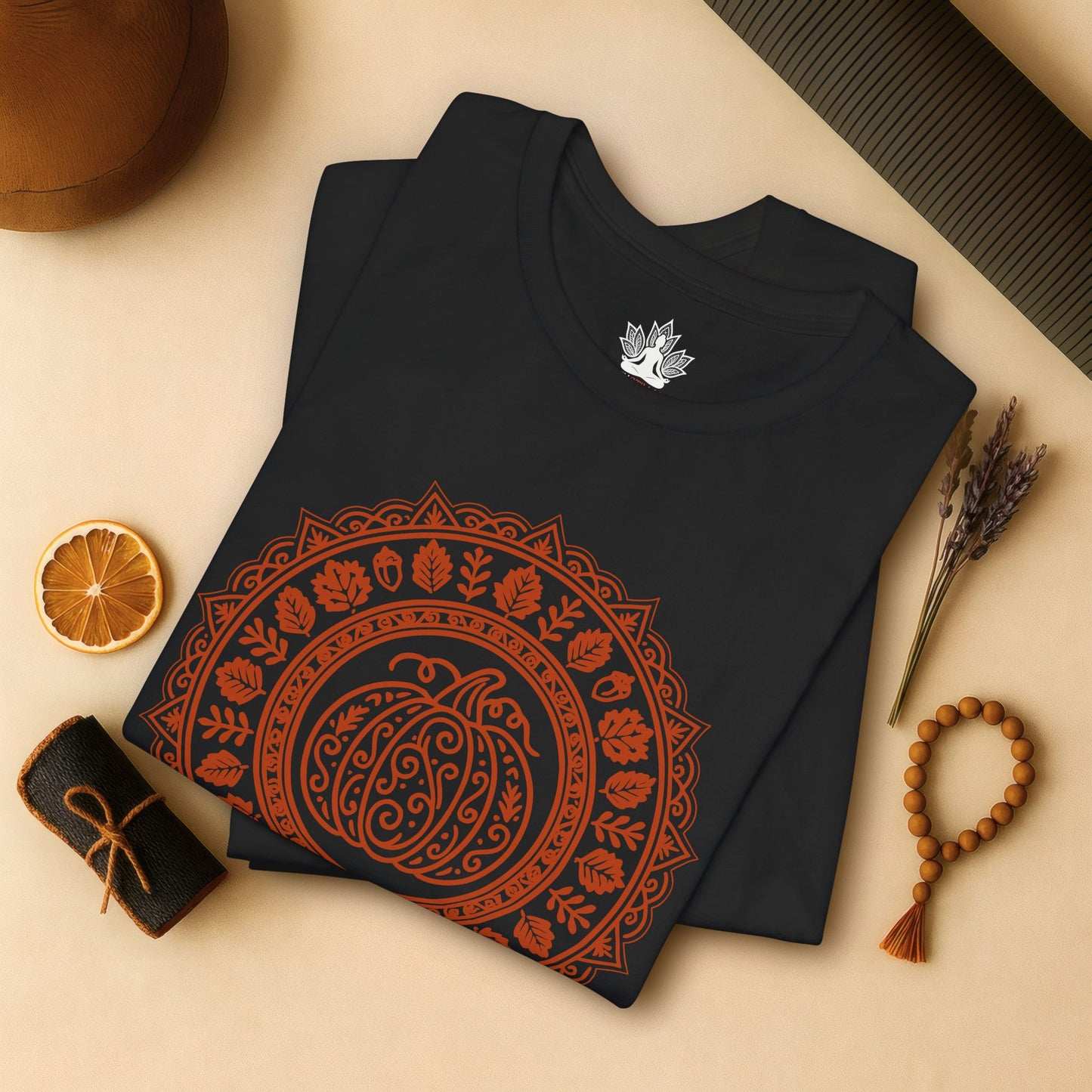 Pumpkin Mandala - Fall Yoga Tee