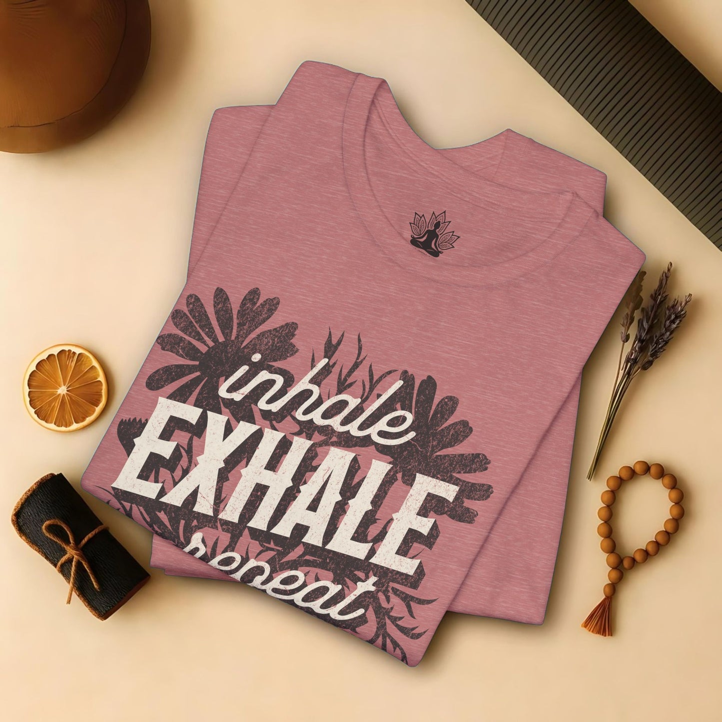 Inhale Exhale Repeat Floral Tee