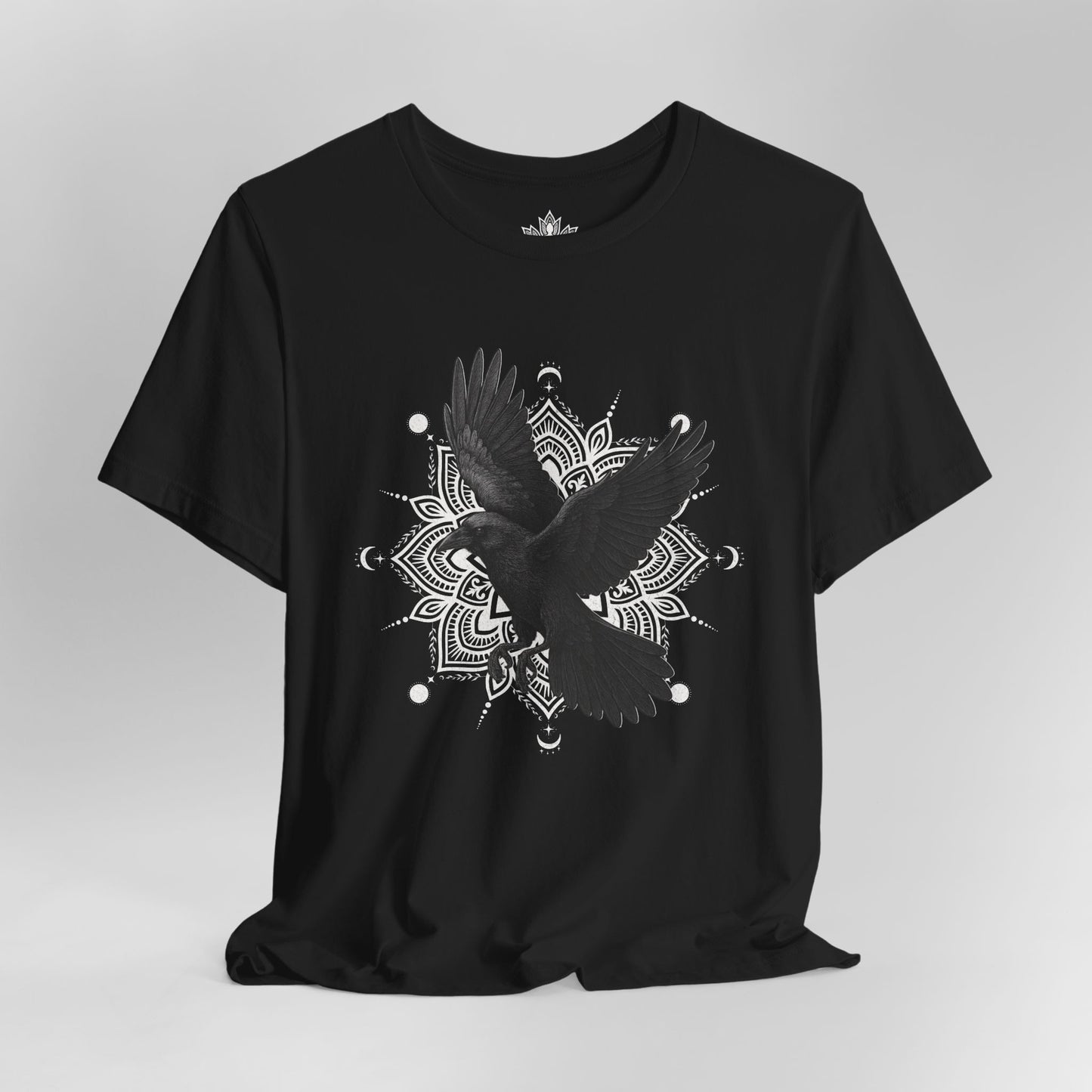 Mystic Raven – Mandala Moon Freedom Men Tee