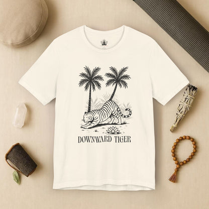 Downward Tiger – Funny Jungle Yoga Tee