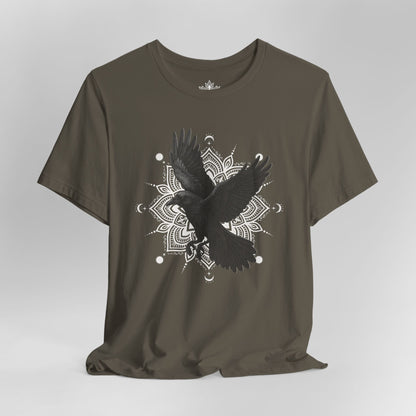 Mystic Raven – Mandala Moon Flight Tee