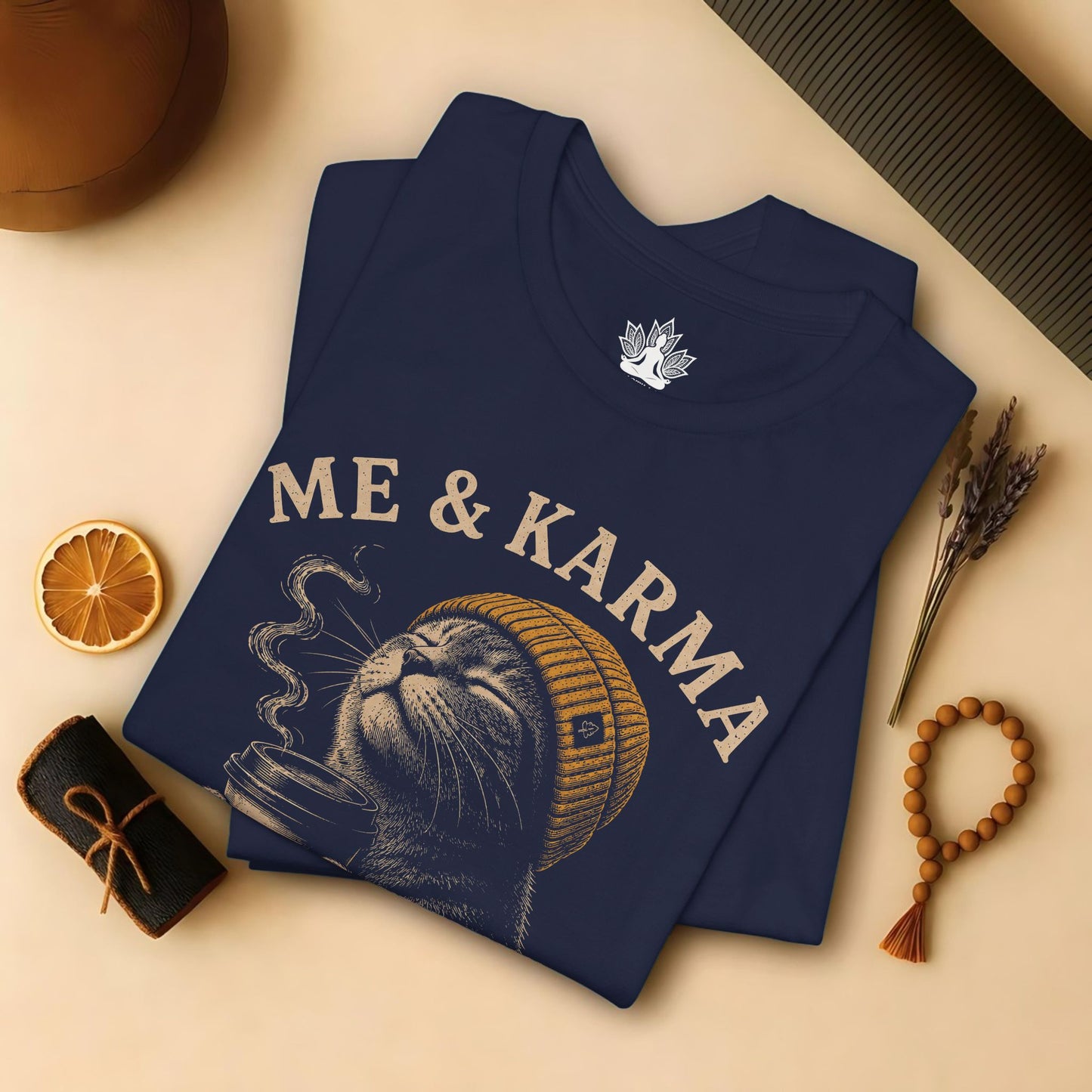 Me & Karma Vibe Like That Cat Tee