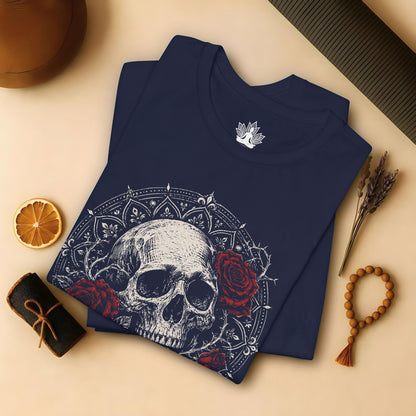 Skull & Roses Mandala Tee