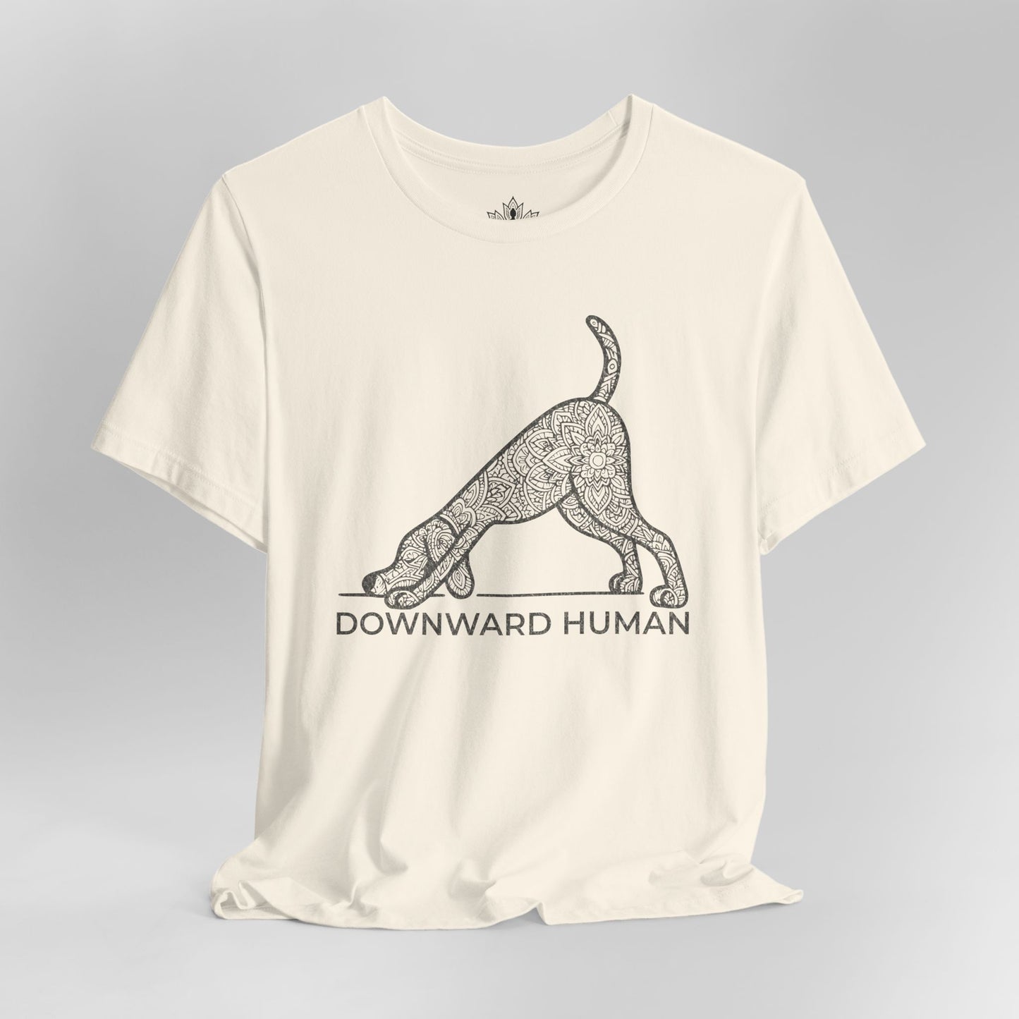 Downward Human – Mandala Dog Yoga Tee