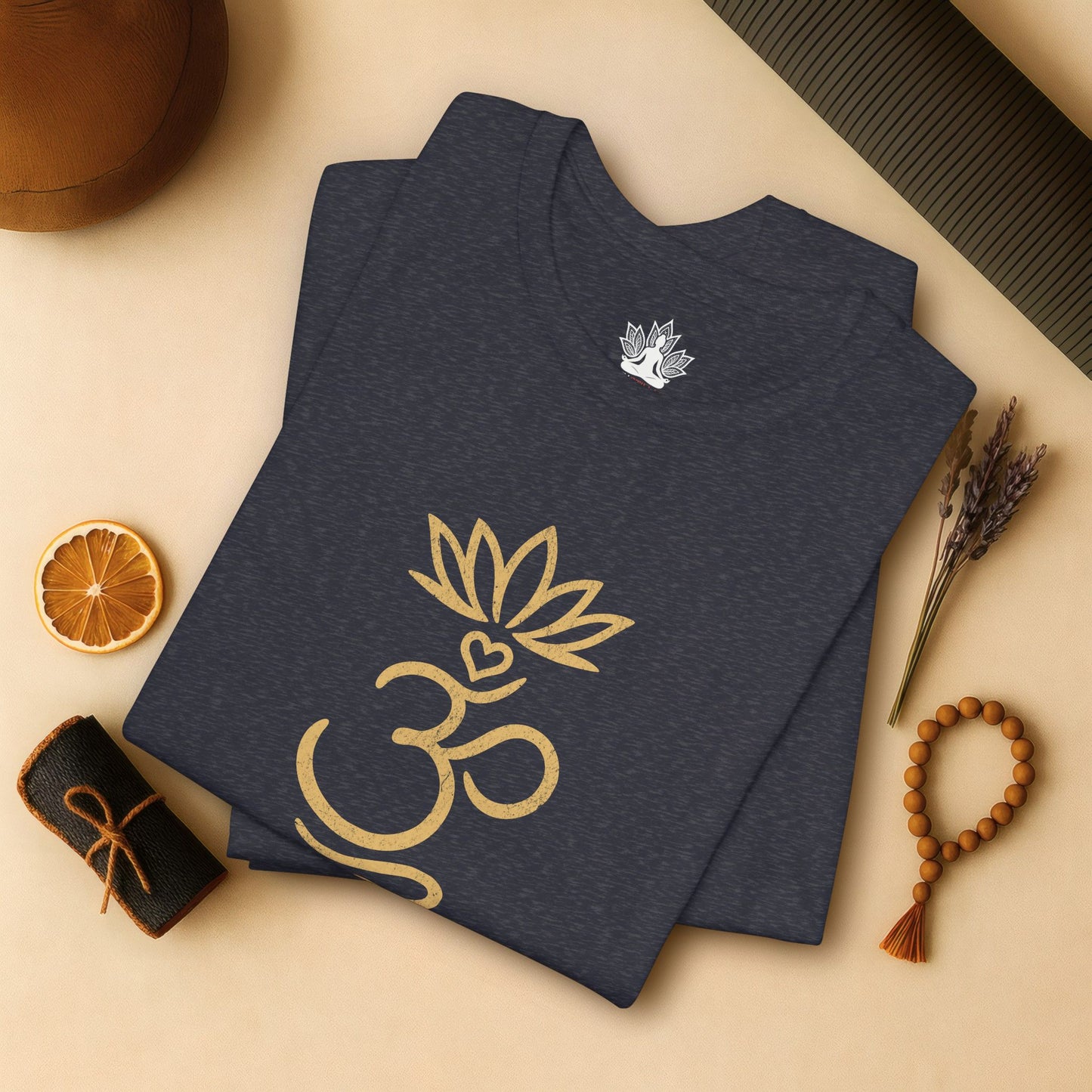 Sacred Harmony – Vintage Om Lotus Tee