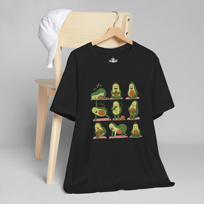 Avocado Yoga Poses - Funny Wellness Men Tee