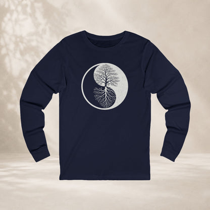 Yin Yang Tree Of Life Long Sleeve Tee