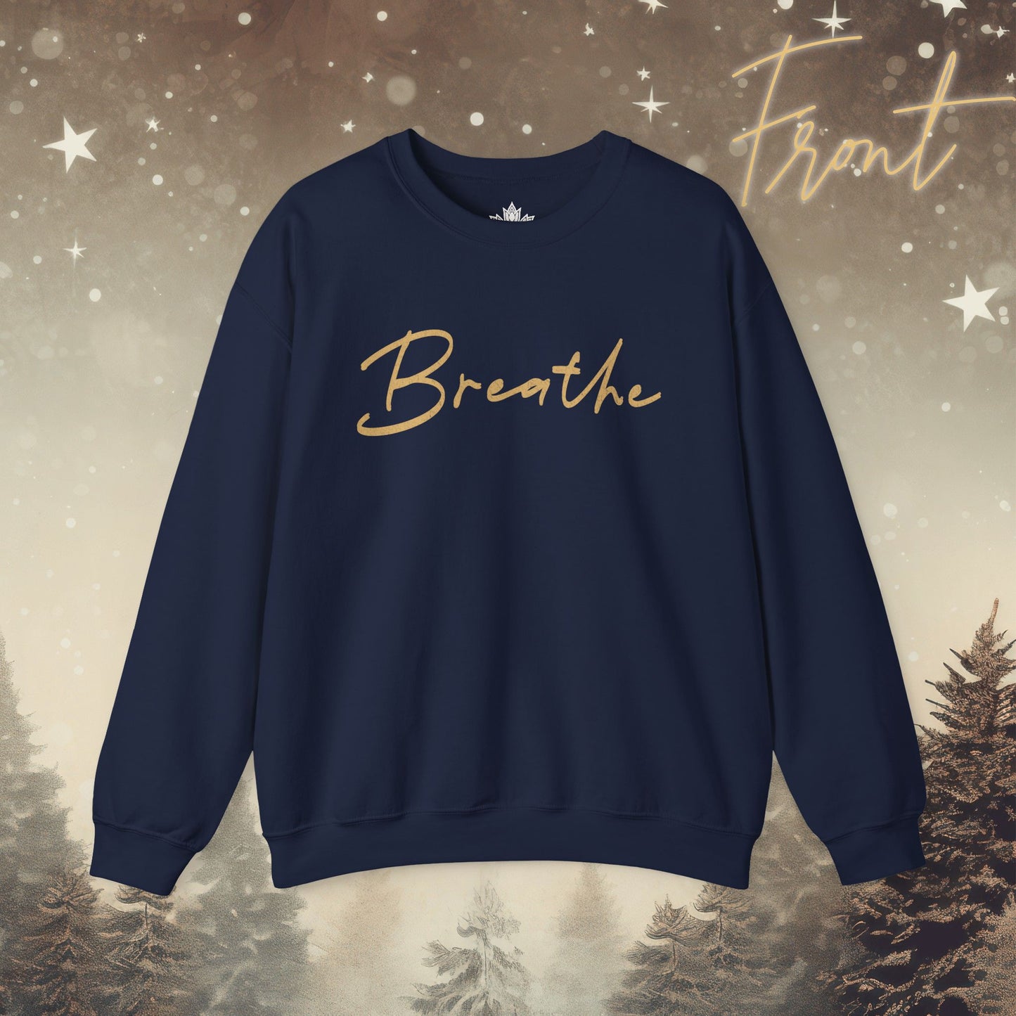 Cozy Breathe Sweatshirt - Mandala Back Print