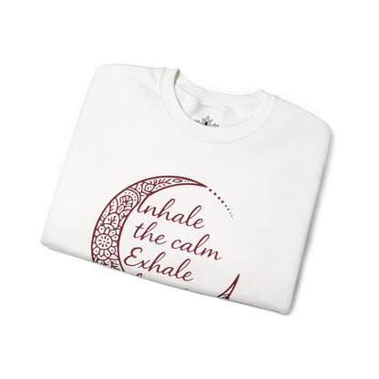 Inhale Calm Exhale Noise - Cozy Sweatshirt