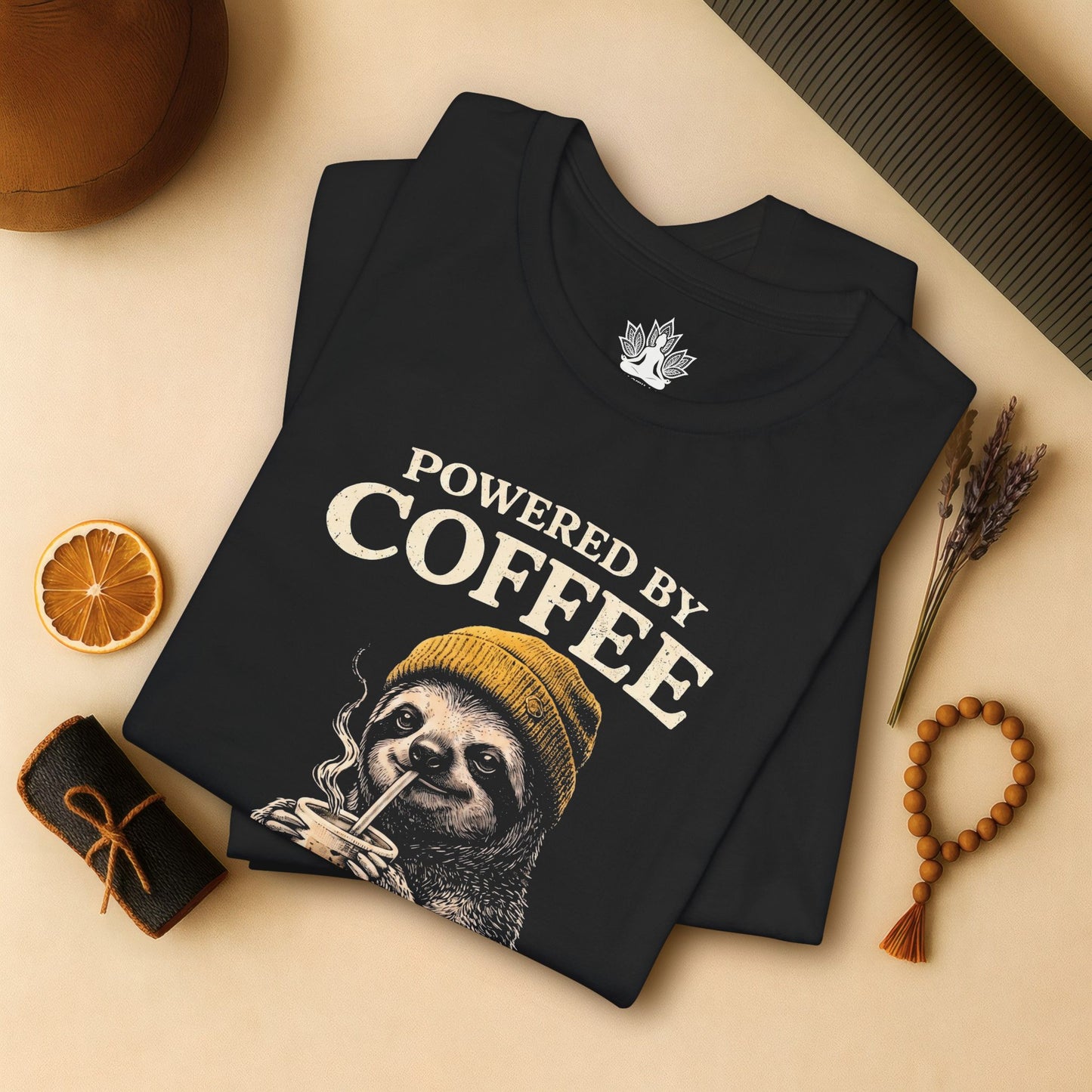 Powered By Coffee & Savasana Tee