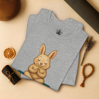 Meditating Bunny – Peaceful Namaste Tee