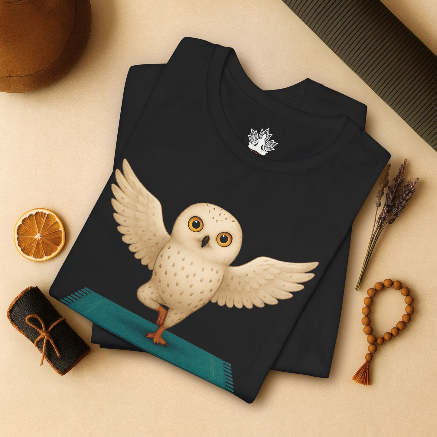 Snowy Owl - Tree Pose Tee