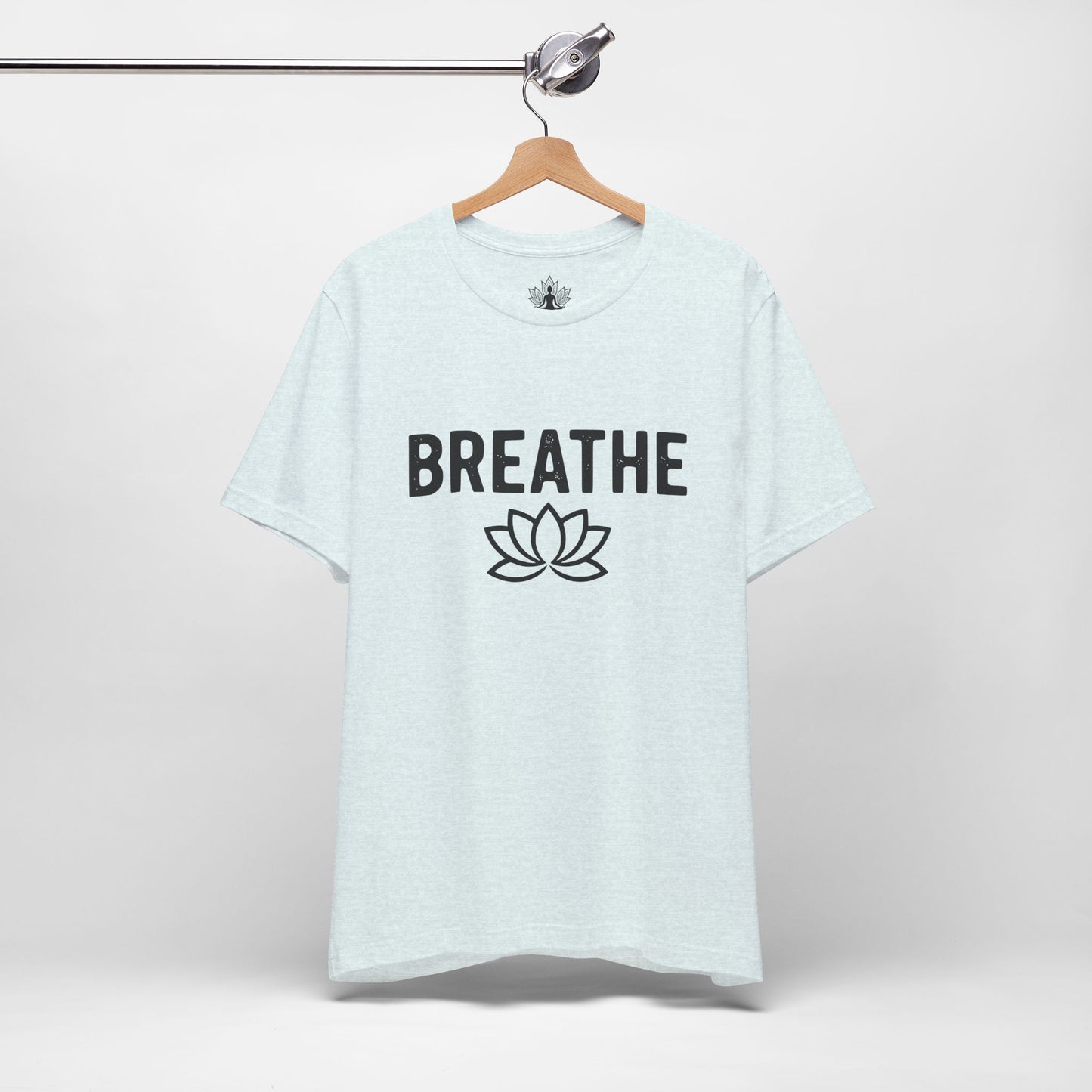 Breathe Lotus – Minimalist Yoga Class Men Tee