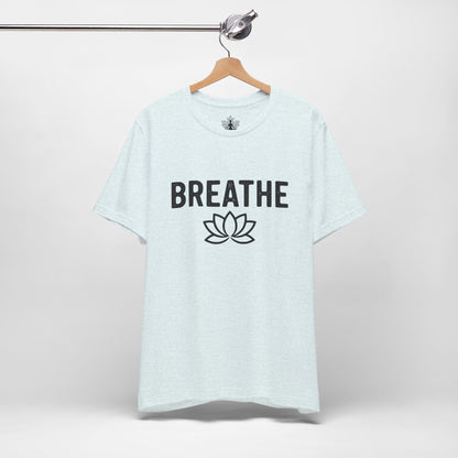 Breathe Lotus – Minimalist Yoga Class Men Tee