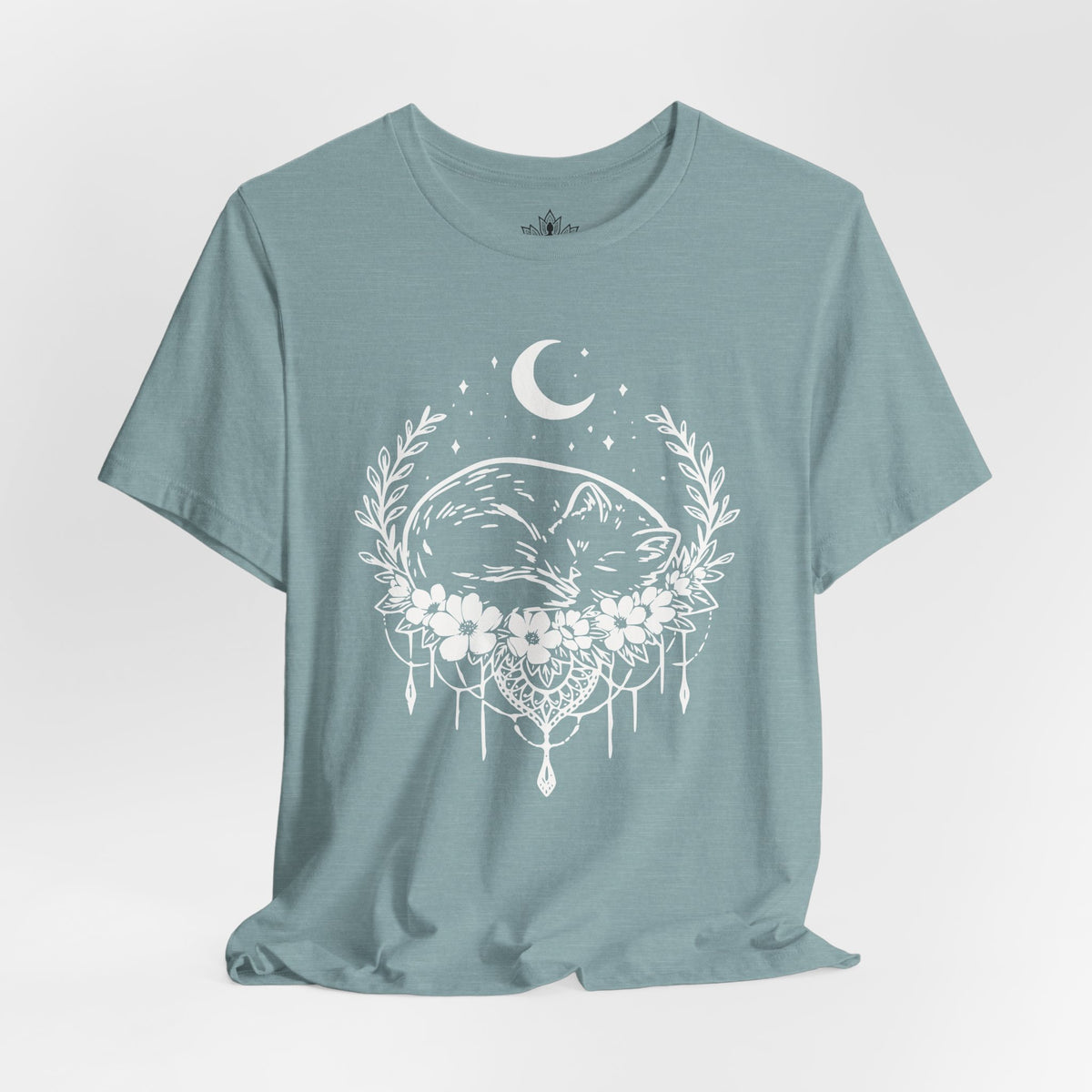 Sleeping Cat Under the Moon Tee